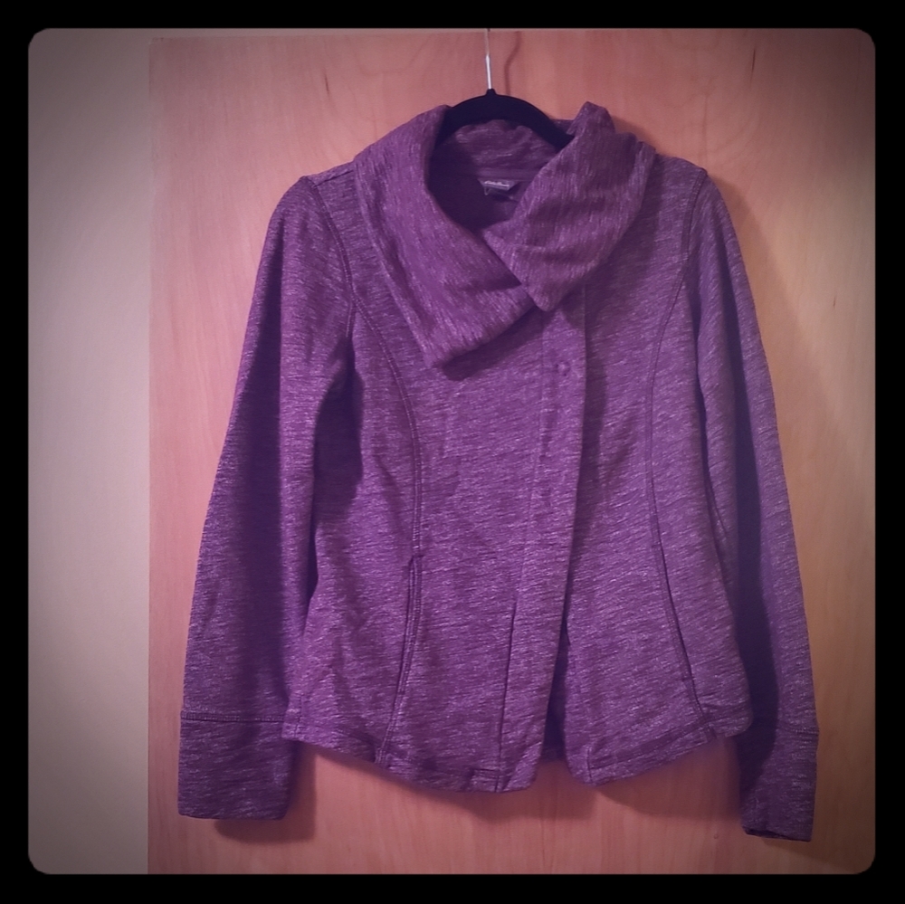 Purple Heather Eddie Bauer Sweater